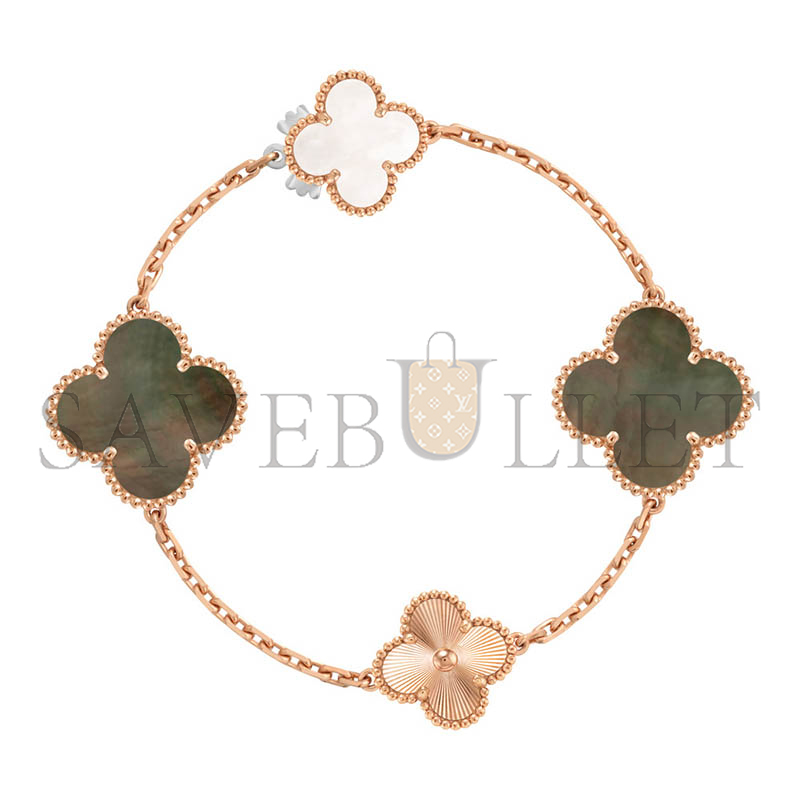 V*n Cl**f arpels magic alhambra transformable long necklace, 15 motifs vcarpgv200